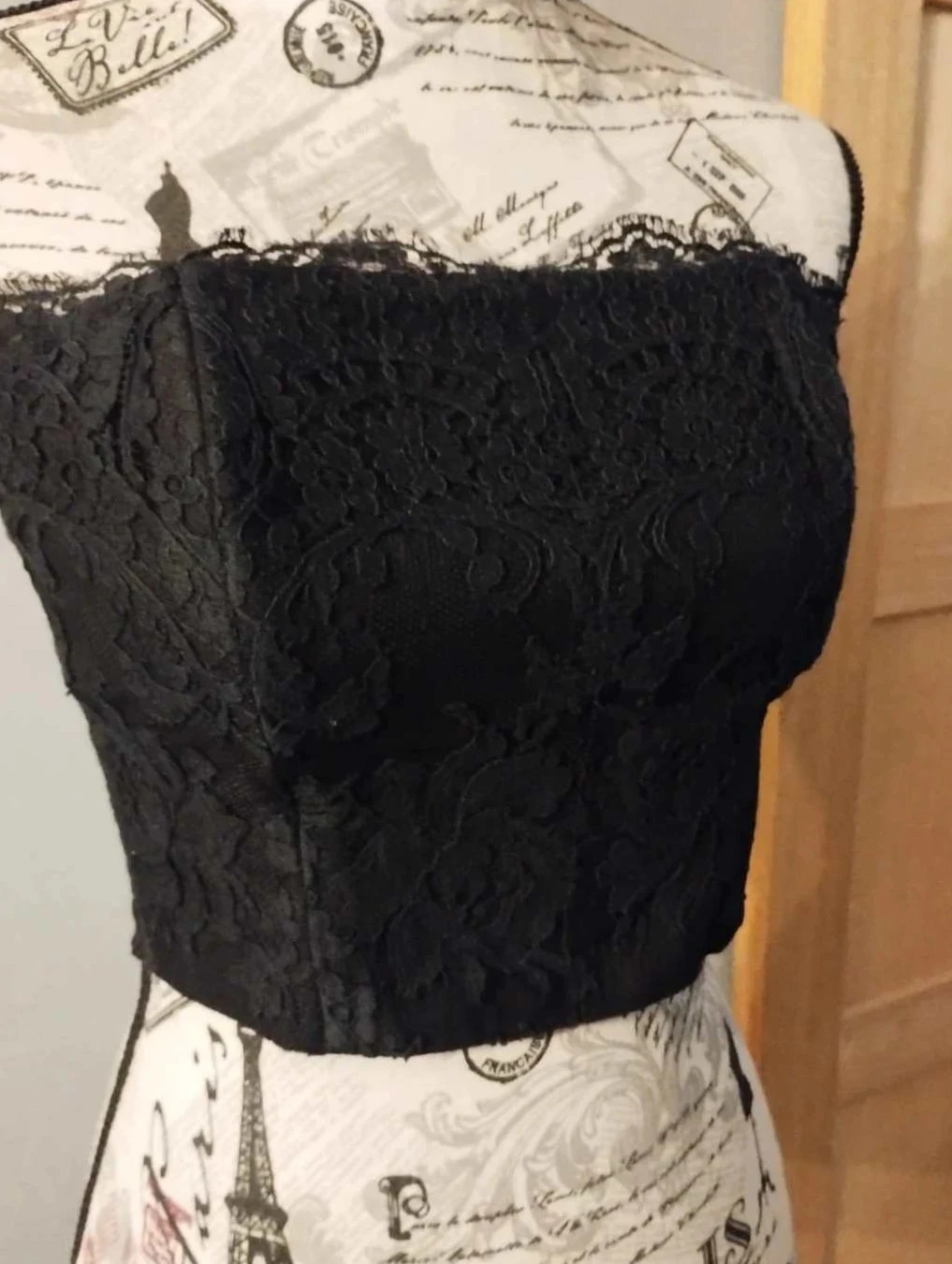 Bustier dentelle doublé avec armature, Souleiado